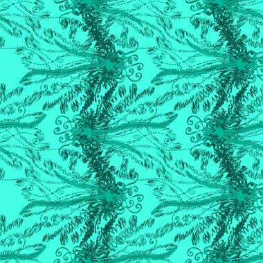 Soyut Dikişsiz renkli desen, vektör çizim