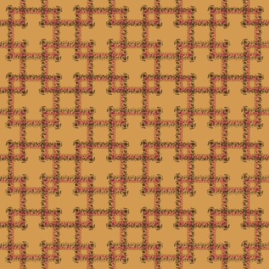 Soyut Dikişsiz renkli desen, vektör çizim