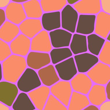 Soyut Dikişsiz renkli desen, vektör çizim