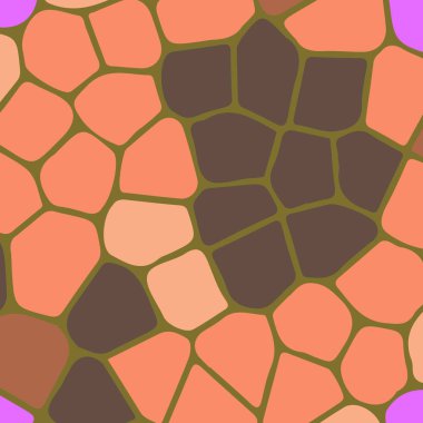 Soyut Dikişsiz renkli desen, vektör çizim