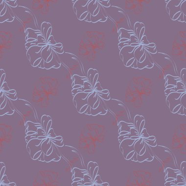 Çok renkli yay ve kurdeleler parlak seamless modeli.