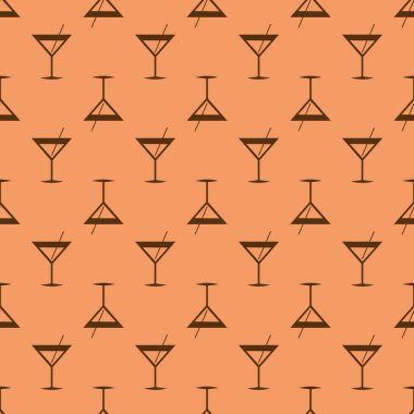 Tropikal kokteyl renkli seamless modeli