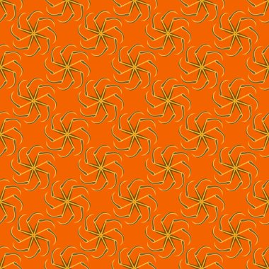 Soyut Dikişsiz renkli desen, vektör çizim