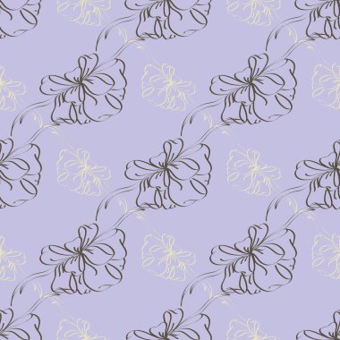 Çok renkli yay ve kurdeleler parlak seamless modeli.