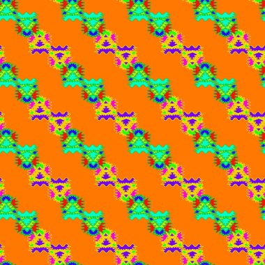 Soyut Dikişsiz renkli desen, vektör çizim