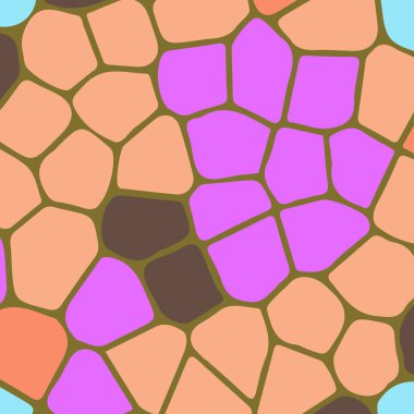 Soyut Dikişsiz renkli desen, vektör çizim