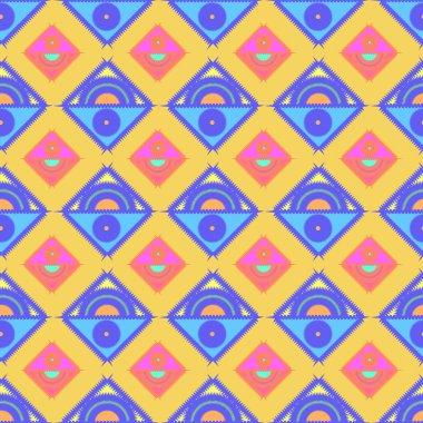 Memfis tarzı zemin. Geometrik seamless modeli. 