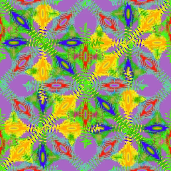 Abstrait Géométrique Coloré Motif Sans Couture Pour Arrière Plan — Image vectorielle