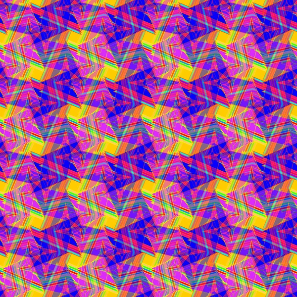 Abstracte Naadloze Kleurrijke Patroon Vectorillustratie — Stockvector