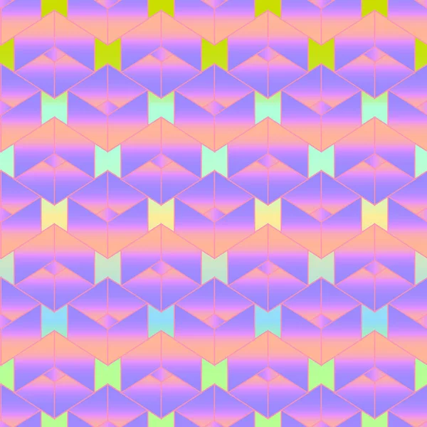 Memphis Stijl Abstracte Achtergrond Geometrische Naadloze Patroon — Stockvector
