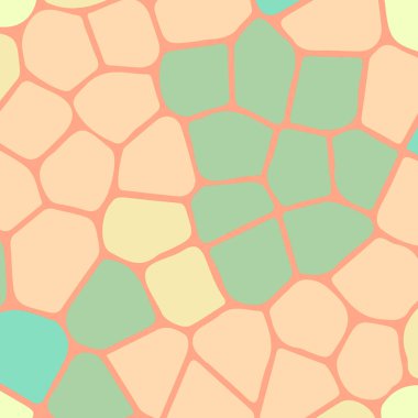 Soyut Dikişsiz renkli desen, vektör çizim. Mozaik doku 