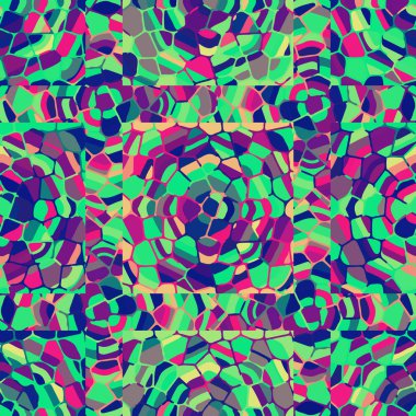 Soyut Dikişsiz renkli desen, vektör çizim