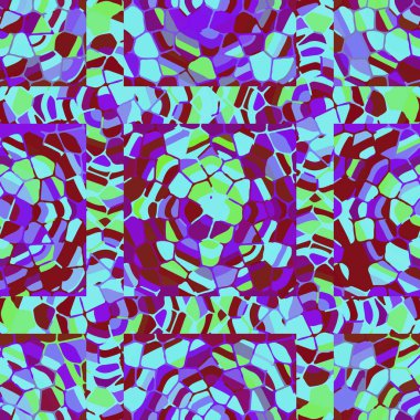 Soyut Dikişsiz renkli desen, vektör çizim