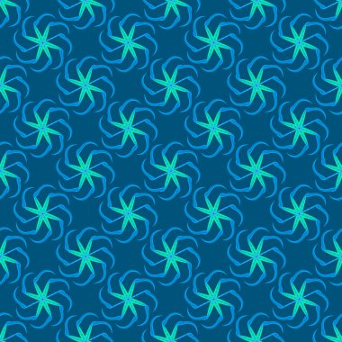 Soyut Dikişsiz renkli desen, vektör çizim