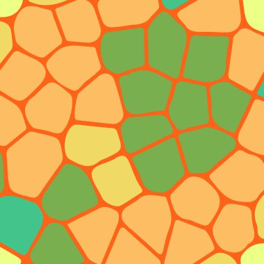 Soyut Dikişsiz renkli desen, vektör çizim. Mozaik doku 