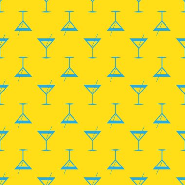 Tropikal kokteyl renkli seamless modeli