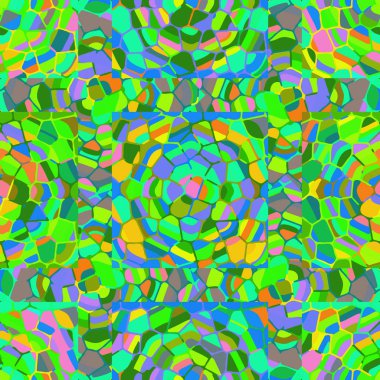 Soyut Dikişsiz renkli desen, vektör çizim