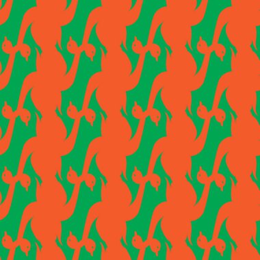 Soyut Dikişsiz renkli desen, vektör çizim