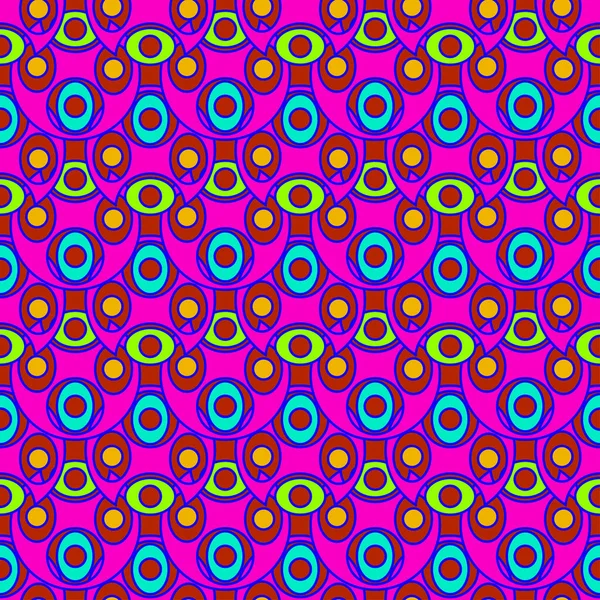 Abstrait Géométrique Coloré Motif Sans Couture Pour Arrière Plan — Image vectorielle