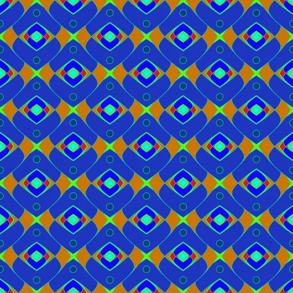 Abstracto Geométrico Patrón Inconsútil Colorido Para Fondo — Archivo Imágenes Vectoriales