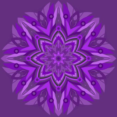 Yeni simetrik soyut mandala. Duvar kağıdı, desen dolgularını, web sayfaları, yüzey dokuları için dekoratif nesne-ebilmek var olmak kullanılmış.