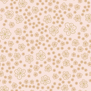 Yeni basit soyut geometrik seamless modeli ile arka plan için çiçekler