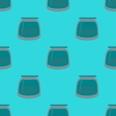 Kavanoz ile rustik ev konserve yeni dikişsiz desen arka planı için.