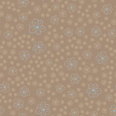 Yeni basit soyut geometrik seamless modeli ile arka plan için çiçekler