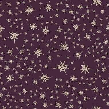 Stilize örümcek ağı seamless modeli. Arka plan, kumaş ve paketleme kullanmak olabilir.