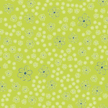 Yeni basit soyut geometrik seamless modeli ile arka plan için çiçekler