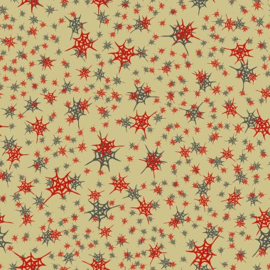 Stilize örümcek ağı seamless modeli. Arka plan, kumaş ve paketleme kullanmak olabilir.