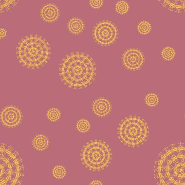 Yeni arka plan yaratıcı Soyut Fraktal desenli. Zemin için yumuşak hatları vintage desen. 