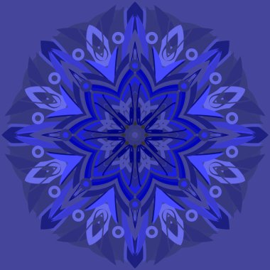 Yeni simetrik soyut mandala. Duvar kağıdı, desen dolgularını, web sayfaları, yüzey dokuları için dekoratif nesne-ebilmek var olmak kullanılmış.
