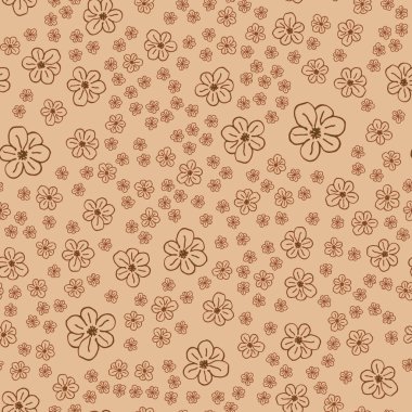 Yeni basit soyut geometrik seamless modeli ile arka plan için çiçekler