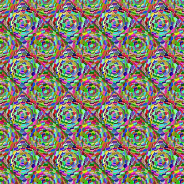 Patrón Sin Costura Mosaico Color Abstracto Para Nuevo Fondo — Vector de stock