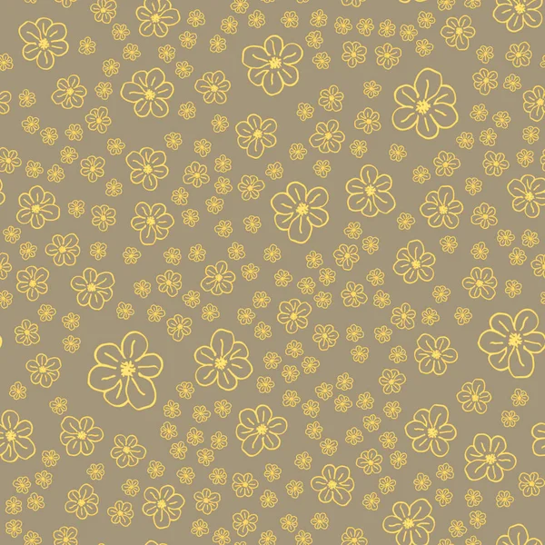 Yeni basit soyut geometrik seamless modeli ile arka plan için çiçekler