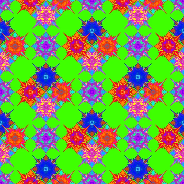 Abstrait Géométrique Coloré Motif Sans Couture Pour Arrière Plan — Image vectorielle