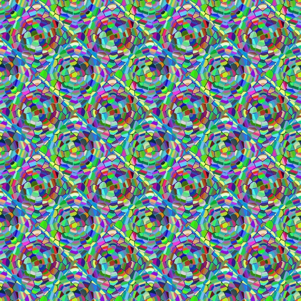 Patrón Sin Costura Mosaico Color Abstracto Para Nuevo Fondo — Vector de stock