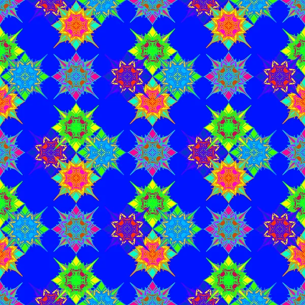 Abstrait Géométrique Coloré Motif Sans Couture Pour Arrière Plan — Image vectorielle