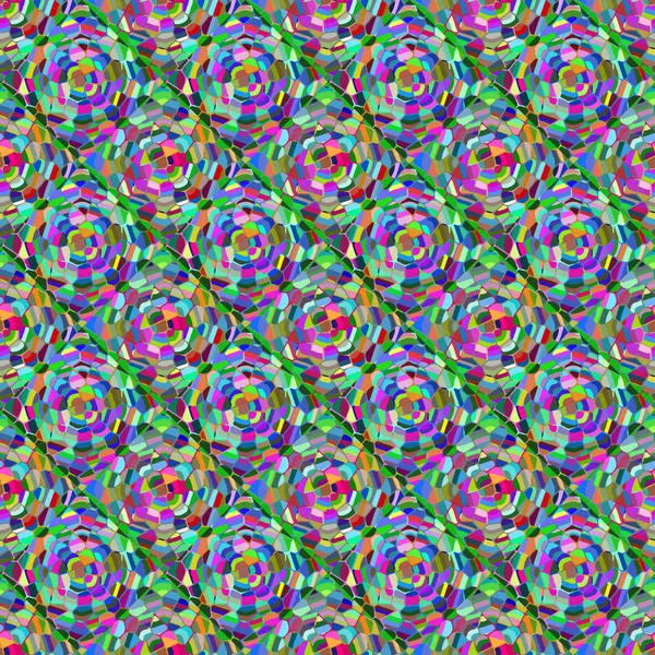 Patrón Sin Costura Mosaico Color Abstracto Para Nuevo Fondo — Vector de stock