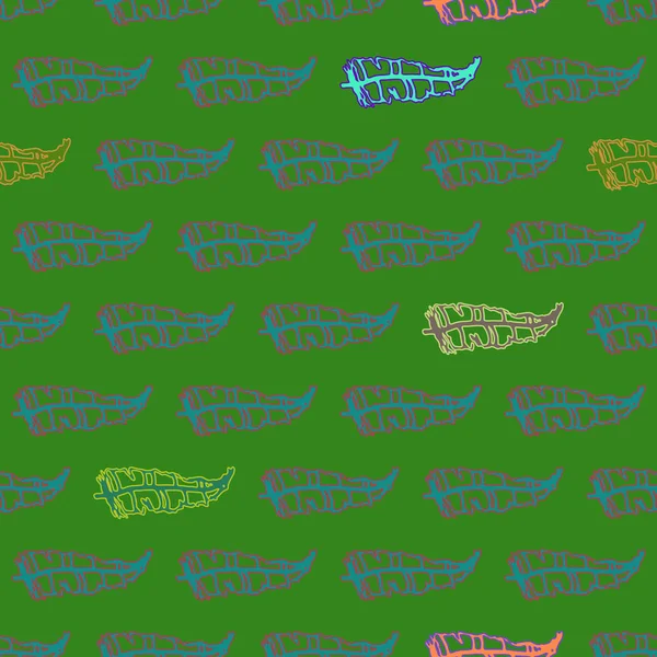 Memphis tarzı zemin ağaç yaprakları 