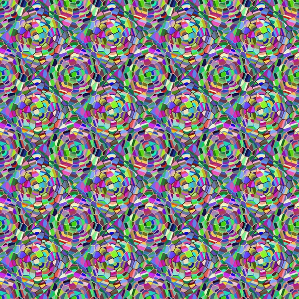 Abstrakta Färg Mosaik Sömlösa Mönster För Nya Bakgrund — Stock vektor