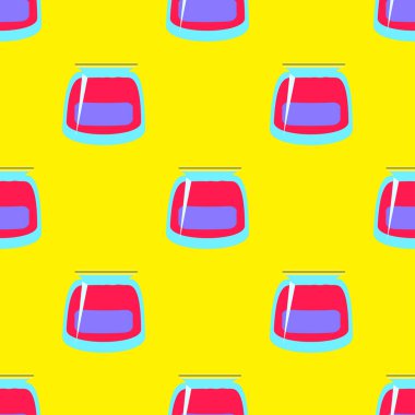 Kavanoz ile rustik ev konserve yeni dikişsiz desen arka planı için.