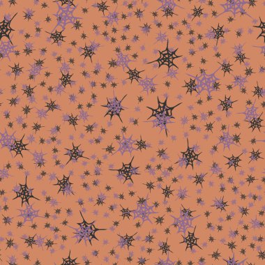 Stilize örümcek ağı seamless modeli. Arka plan, kumaş ve paketleme kullanmak olabilir.