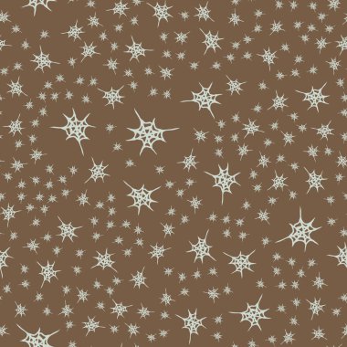 Stilize örümcek ağı seamless modeli. Arka plan, kumaş ve paketleme kullanmak olabilir.