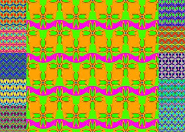 Memfis tarzı zemin. Geometrik seamless modeli. Yinelenen Dekorasyon yazdırma. Sorunsuz ilkel geometrik arka plan.