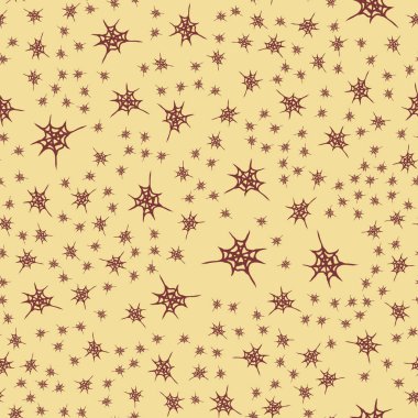 Stilize örümcek ağı seamless modeli. Arka plan, kumaş ve paketleme kullanmak olabilir.