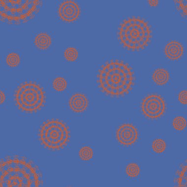 Yeni arka plan yaratıcı Soyut Fraktal desenli. Zemin için yumuşak hatları vintage desen. 