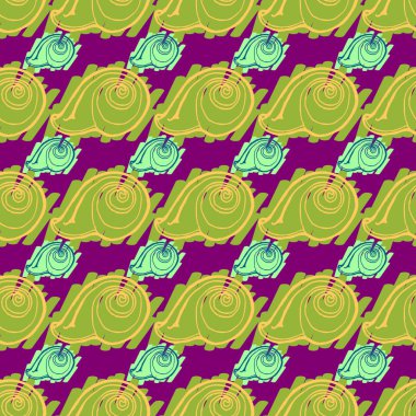 Yaz güzel çok renkli deniz kabukları sorunsuz arka plan soyut.