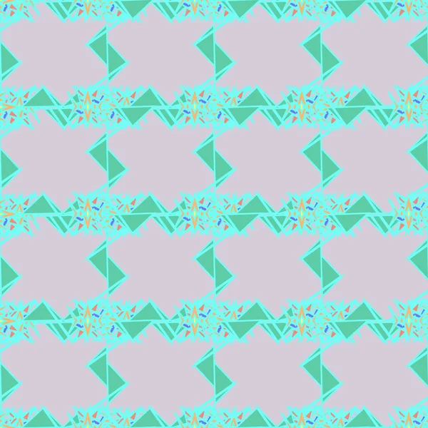 Fond Abstrait Style Memphis Modèle Sans Couture Géométrique — Image vectorielle